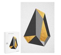 Jigsaw Puzzles 1000 PCS for Teenagerss Golden Polygon Jigsaws for Adults Toy Wall Decor Difficult Hard Challenging To Complete 1000 PCS