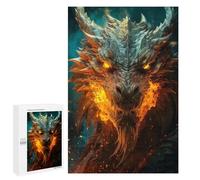 Jigsaw Puzzles 1000 PCS for Teenagerss Inferno Drake Jigsaw for Adults Hands-on Game But Fun And Humorous for Birthday, Chrismas 1000 PCS