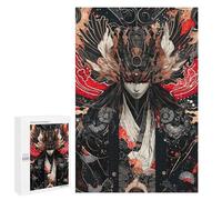 Jigsaw Puzzles 1000 PCS for Teenagerss Japanese Demon Art Print Jigsaws for Adults Hands-on Game But Fun And Humorous Birthday Present, Gifts, 1000 PCS