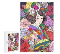 Jigsaw Puzzles 1000 PCS for Teenagerss Kimono Ukiyoe Zen Pop Art Jigsaw for Adults Hands-on Game But Fun And Humorous for Birthday, Chrismas 1000 PCS