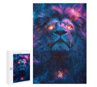 Jigsaw Puzzles 1000 PCS for Teenagerss Leo Zodiac Lion Jigsaws for Adults Toy Wall Decor Difficult Hard Challenging To Complete 1000 PCS