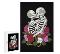 Jigsaw Puzzles 1000 PCS for Teenagerss Lesbian Cool Skeleton Jigsaws for Adults Toy Wall Decor Difficult Hard Challenging To Complete 1000 PCS