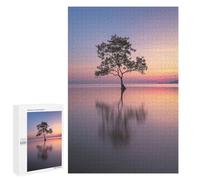Jigsaw Puzzles 1000 PCS for Teenagerss Lone Tree Serenity Jigsaw for Adults DIY Toys Analysis And Logic Deal As Gifts for The Whole Family 1000 PCS