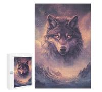 Jigsaw Puzzles 1000 PCS for Teenagerss Mistshadow Wolf Jigsaws for Adults Hands-on Game But Fun And Humorous Birthday Present, Gifts, 1000 PCS