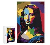 Jigsaw Puzzles 1000 PCS for Teenagerss Mona Lisa Pop Art Jigsaws for Adults Relax Games Precision Cutting Deal As Gifts for The Whole Family 1000 PCS