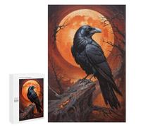 Jigsaw Puzzles 1000 PCS for Teenagerss Moonlit Raven Jigsaw for Adults Hands-on Game But Fun And Humorous for Birthday, Chrismas 1000 PCS