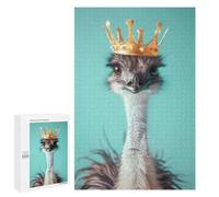 Jigsaw Puzzles 1000 PCS for Teenagerss Ostrich King Jigsaws for Adults Hands-on Game But Fun And Humorous Birthday Present, Gifts, 1000 PCS