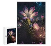 Jigsaw Puzzles 1000 PCS for Teenagerss Pink And White Lily Flower Jigsaws for Adults Hands-on Game But Fun And Humorous Birthday Present, Gifts, 1000 PCS