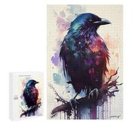 Jigsaw Puzzles 1000 PCS for Teenagerss Raven Colorful Jigsaw for Adults Hands-on Game Wall Art Challenging To Complete 1000 PCS