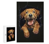 Jigsaw Puzzles 1000 PCS for Teenagerss Rhodesian Ridgeback Adult Puzzles Relax Games Wall Art Deal As Gifts for The Whole Family 1000 PCS