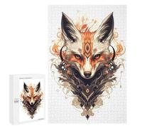 Jigsaw Puzzles 1000 PCS for Teenagerss Ritual Fox Puzzles for Adults Fun Games Difficult Hard Challenging To Complete 1000 PCS