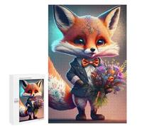 Jigsaw Puzzles 1000 PCS for Teenagerss Romantic Fox Jigsaws for Adults Toy Wall Decor Difficult Hard Challenging To Complete 1000 PCS