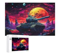 Jigsaw Puzzles 1000 PCS for Teenagerss Sci-Fi Tank Landscape-2 Adult Puzzles Relax Games Wall Art Deal As Gifts for The Whole Family 1000 PCS