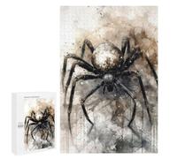 Jigsaw Puzzles 1000 PCS for Teenagerss Spider Inked Arachnid Jigsaw for Adults DIY Toys But Fun And Humorous Educational Challenge 1000 PCS