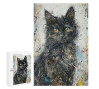 Jigsaw Puzzles 1000 PCS for Teenagerss StarryEyed Kitten Jigsaw for Adults Hands-on Game But Fun And Humorous for Birthday, Chrismas 1000 PCS