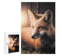Jigsaw Puzzles 1000 PCS for Teenagerss Sunset Fox Jigsaw for Adults Hands-on Game But Fun And Humorous for Birthday, Chrismas 1000 PCS