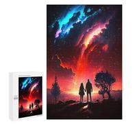 Jigsaw Puzzles 1000 PCS for Teenagerss Sunset Galaxy Landscape Jigsaw for Adults DIY Toys Analysis And Logic Deal As Gifts for The Whole Family 1000 PCS