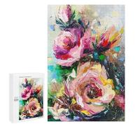 Jigsaw Puzzles 1000 PCS for Teenagerss Symphony of Blooming Roses Puzzles for Adults Fun Games Difficult Hard Challenging To Complete 1000 PCS