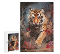 Jigsaw Puzzles 1000 PCS for Teenagerss Tiger in Paint Bird View Jigsaw for Adults Hands-on Game But Fun And Humorous for Birthday, Chrismas 1000 PCS