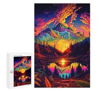 Jigsaw Puzzles 1000 PCS for Teenagerss Volcanic Reflections -2 Jigsaw for Adults Hands-on Game Wall Art Challenging To Complete 1000 PCS