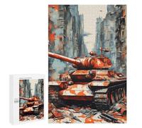 Jigsaw Puzzles 1000 PCS for Teenagerss War Tank Jigsaws for Adults Hands-on Game But Fun And Humorous Birthday Present, Gifts, 1000 PCS