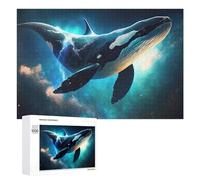 Jigsaw Puzzles 1000 PCS for Teenagerss Whale in Cosmic Ocean Jigsaw Puzzle DIY Toys A Work of Art Deal As Gifts for The Whole Family 1000 PCS