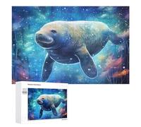Jigsaw Puzzles 1000 PCS for Teenagerss Whale in Enchanted Ocean Jigsaw Puzzle DIY Toys A Work of Art Deal As Gifts for The Whole Family 1000 PCS