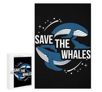Jigsaw Puzzles 1000 PCS for Teenagerss Whale Mammal Sea Gift Idea Jigsaws for Adults Relax Games Precision Cutting Deal As Gifts for The Whole Family 1000 PCS