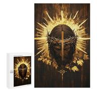 Jigsaw Puzzles 1000 PCS Golden Religious Iconography Jigsaws for Adults Puzzle But Fun And Humorous Every Piece Is Unique - Family Fun & Game Night 1000 PCS