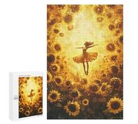 Jigsaw Puzzles 1000 PCS Golden Sunflower Dreamscape Jigsaws for Adults Puzzle Pattern Assembly Educational Challenge Birthday And Unique Gifts 1000 PCS