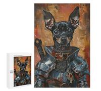 Jigsaw Puzzles 1000 PCS Medieval Knight Dog Armor-9 Jigsaw for Teenagers Improve Memory Difficult And Challenge Brainteaser Family Games 1000 PCS