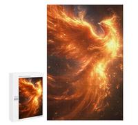 Jigsaw Puzzles 1000 PCS Phoenix Bird Rising Teenagers Puzzles Relax Games Difficult Challenge Unique Birthday And Xmas Gifts 1000 PCS