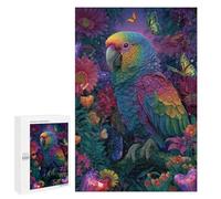 Jigsaw Puzzles 1000 PCS Rainbow Parrot Garden-1 Jigsaw for Teenagers Improve Memory Difficult And Challenge Brainteaser Family Games 1000 PCS