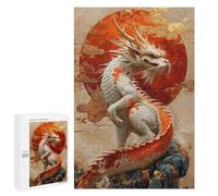 Jigsaw Puzzles 1000 PCS Year Of The Dragon Zodiac Teenagers Puzzles Relax Games Difficult Challenge Unique Birthday And Xmas Gifts 1000 PCS