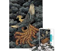 Jigsaw Puzzles 1000 Phoenix Rising Amidst Clouds Jigsaw for Teenagers Staycation Kill Time Challenging To Complete Stress Reduction Gifts (Size 38x26cm)