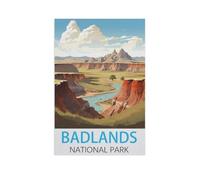 Jigsaw Puzzles 1000 Piece Challenge Toy for Adults，Badlands National Park，Jigsaw Puzzles 1000 Pieces Educational Game Home Decoration（38x26cm）-AK75