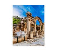 Jigsaw Puzzles 1000 Piece Challenge Toy for Adults，Breathtaking Ephesus, ancient city in Turkey，Jigsaw Puzzles 1000 Pieces Educational Game Home Decoration（50x70cm）-I99