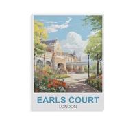Jigsaw Puzzles 1000 Piece Challenge Toy for Adults，Earl's Court London，Jigsaw Puzzles 1000 Pieces Educational Game Home Decoration（75x50cm）-GX19