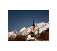 Jigsaw Puzzles 1000 Piece Challenge Toy for Adults，Inntal Valley, St. George's Church，Jigsaw Puzzles 1000 Pieces Educational Game Home Decoration（38x26cm）-AY91