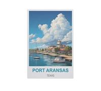 Jigsaw Puzzles 1000 Piece Challenge Toy for Adults，Port Aransas Texas，Jigsaw Puzzles 1000 Pieces Educational Game Home Decoration（75x50cm）-IH44