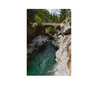 Jigsaw Puzzles 1000 Piece Challenge Toy for Adults,Soca - Slovenia's emerald river,Jigsaw Puzzles 1000 Pieces Educational Game Home Decoration(50x70cm)-AR62