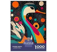 Jigsaw Puzzles 1000 Piece for Adults Abstract Goose in Space Jigsaw for Adults Hands-on Game Wall Decoration Great Gift for Gaming 38x26cm/1000pcs