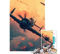 Jigsaw Puzzles 1000 Piece for Adults Aerial Dogfight Help The Brain Exercise Improve Memory Educational Game for Age 14+ Game (50x75cm)
