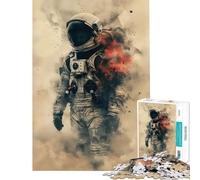 Jigsaw Puzzles 1000 Piece for Adults Alone Astronaut Help The Brain Exercise Improve Memory Educational Game for Age 14+ Game (38x52cm)