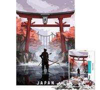 Jigsaw Puzzles 1000 Piece for Adults Amazing Torii Gate Japan Challenging Game Toys Educational Games Hand Speed Race Gifts For Birthdays (Size 75x50cm)