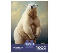 Jigsaw Puzzles 1000 Piece for Adults American Polar Bear Puzzle for Adults DIY Toys Staycation Kill Time Educational Challenge 70x50cm/1000pcs