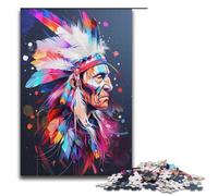 Jigsaw Puzzles 1000 Piece for Adults Americas Indians Puzzle Hands-on Game Unique Home Decor And Gifts 1000PCS(38x26cm)