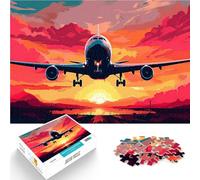 Jigsaw Puzzles 1000 Piece for Adults An airplane Herausforderndes Spielspielzeug Einzigartige Wohndekoration und Geschenke75x50cm