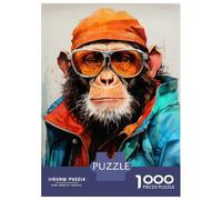 Jigsaw Puzzles 1000 Piece for Adults Animal Monkey Jigsaw for Adults Hands-on Game Wall Decoration Great Gift for Gaming 70x50cm/1000pcs
