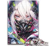 Jigsaw Puzzles 1000 Piece for Adults Anime Futuristic Cute Girl Difficult Hard Brain Teaser Game Gift For Birthdays 50x75cm
